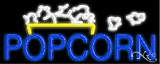 Popcorn Logo Neon Sign