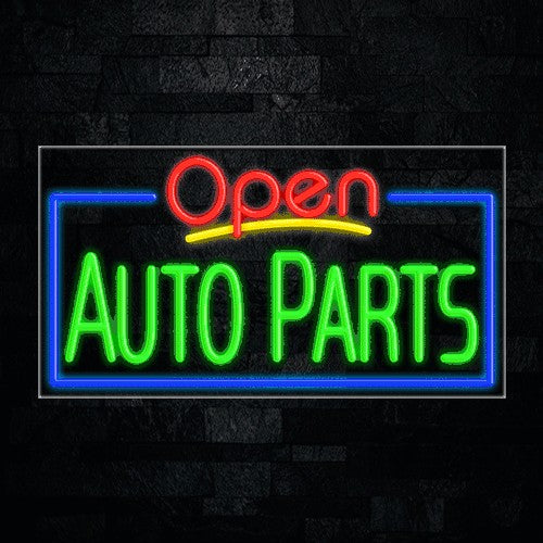 Auto Parts Flex-Led Sign