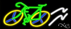 Bicycle Logo Business Neon Sign