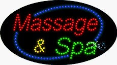 Massage & Spa LED Sign
