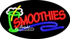 Smoothies Flashing Neon Sign