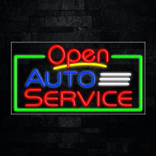 Auto Service Flex-Led Sign