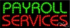 Payroll Services LED Sign