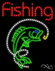 Fishing LED Sign