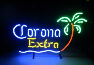 Corona Palm Tree Neon Sign