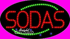 Sodas LED Sign