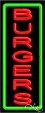 Burgers Business Neon Sign