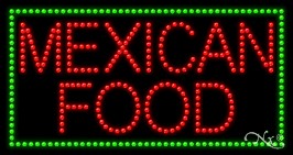 Mexican Food LED Sign