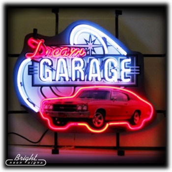 Dream Garage Chevelle Neon Sign