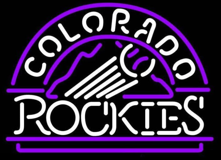 Colorado Rockies Neon Sign