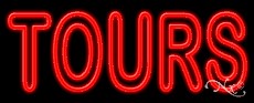 Tours Business Neon Sign