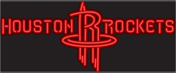 Houston Rockets Neon Sign