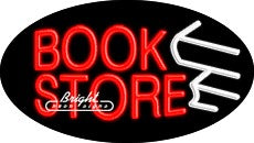 Book Store Flashing Neon Sign