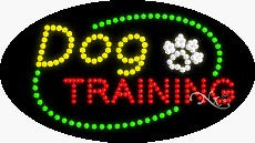 Dog Training LED Sign