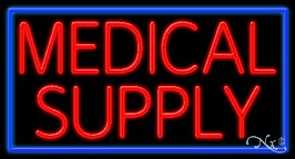 Medical Supply Business Neon Sign