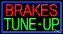 Brakes Tune-Up Business Neon Sign