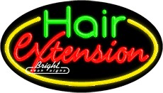 Hair Extensions Neon Sign