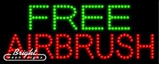 Free Airbrush LED Sign