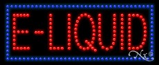 E-Liquid LED Sign