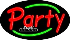Party Flashing Neon Sign