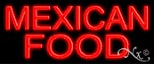 Mexican Food Economic Neon Sign