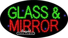 Glass & Mirror LED Sign