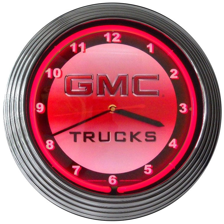 GMC Truck Neon Clock