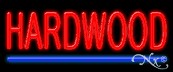 Hardwood Economic Neon Sign