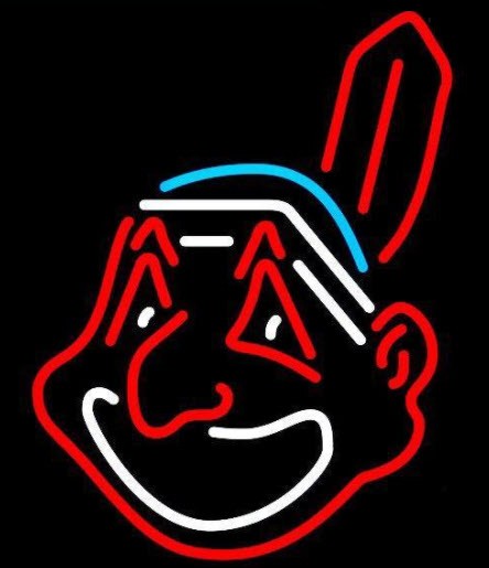 Cleveland Indians Neon Sign