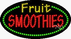 Fruit Smoothies LED Sign