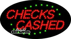Checks Cashed LED Sign