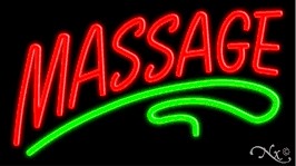 Massages Neon Sign