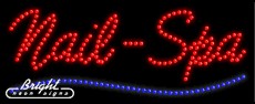 Nails Spa LED Sign