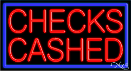Checks Neon Signs