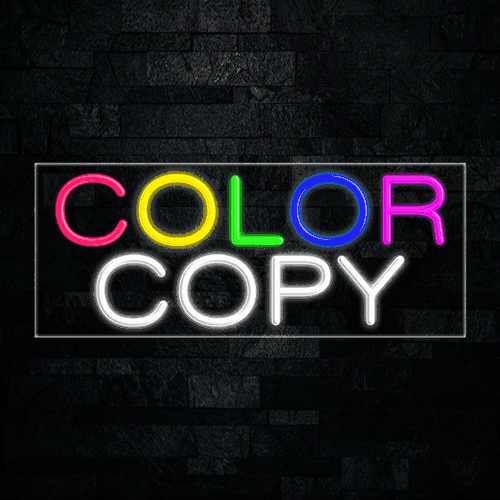 Copy & Printing Flex-led Signs