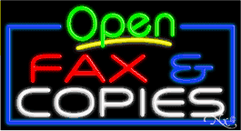Copy & Printing Neon Signs