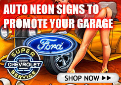 Neon Auto Brands Signs