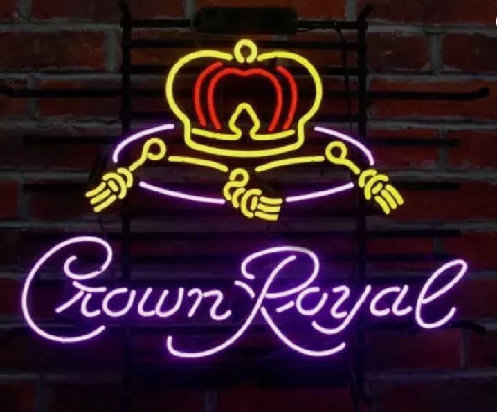 Neon Crown Royal Sign