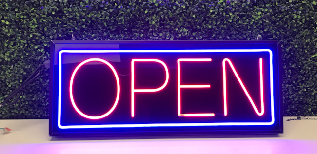 Outdoor FLEX-LED Open Sign (37" wide x 20" tall)