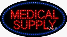 Medical Supply LED Sign