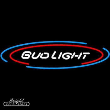 Bud Light Large Oval Neon Sign