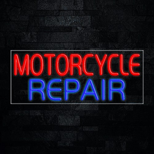 Motorcycle Repair Flex-Led Sign