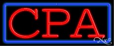 CPA Neon Sign