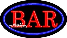 Bar Flashing Neon Sign