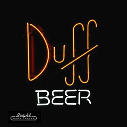 Duff Neon Sign