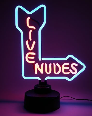 Live Nudes Neon Sculpture