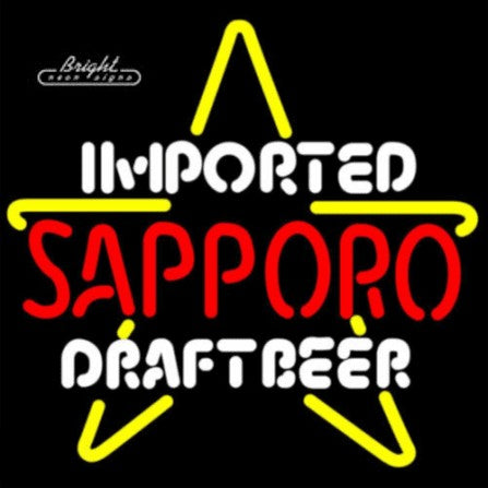 Imported Sapporo Neon Sign