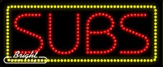 Subs LED Sign