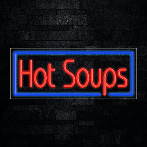 Hot Soups Flex-Led Sign