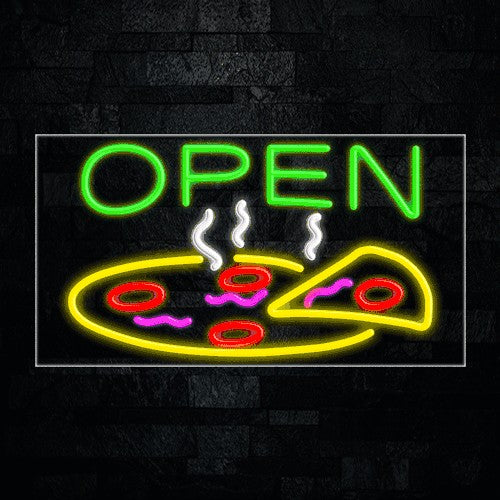 Open Pizza Flex-Led Sign